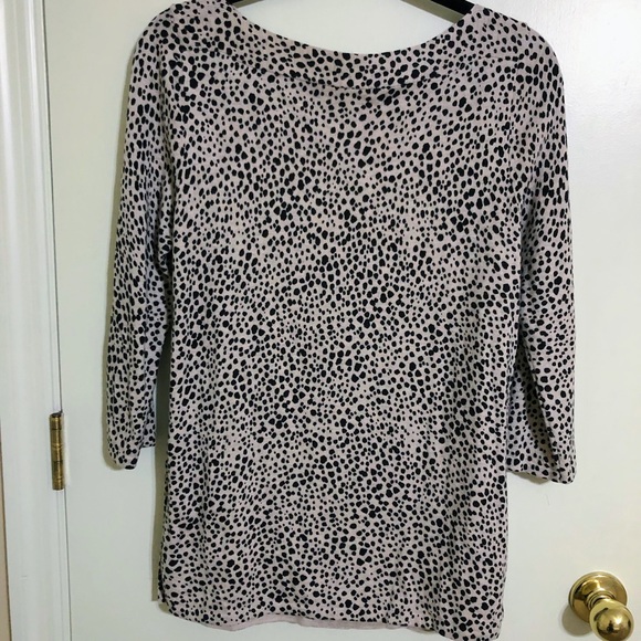 J. Jill Animal Print Sweater 3/4 Length Sleeves Size XS - Picture 5 of 8